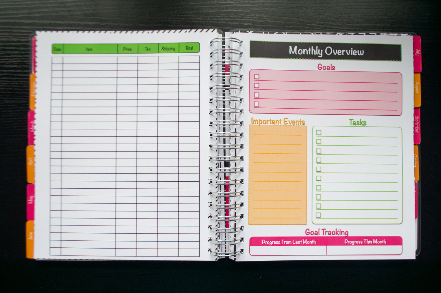 Business Planner, 8.5 x 10"