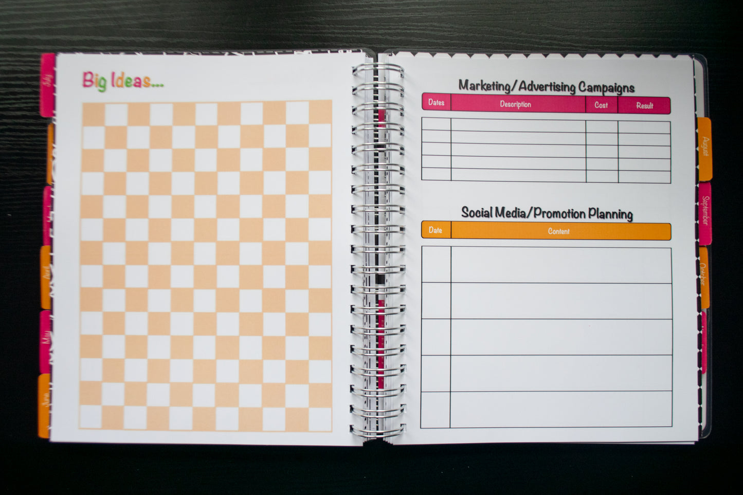 Business Planner, 8.5 x 10"