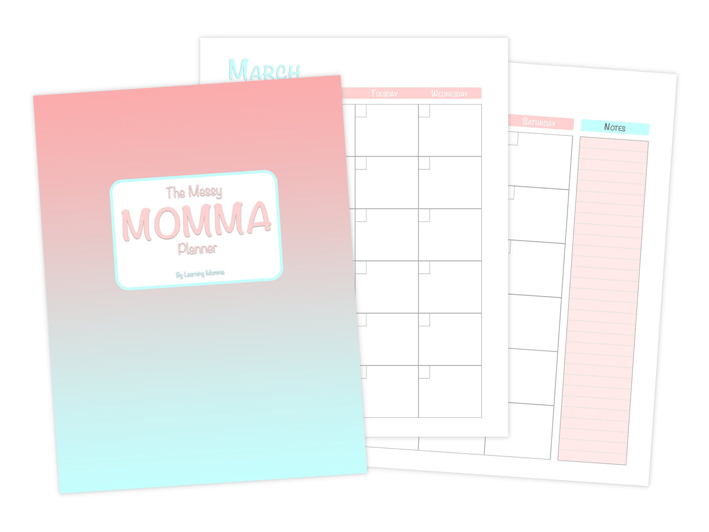 The Messy Momma Mom Planner *Printable*