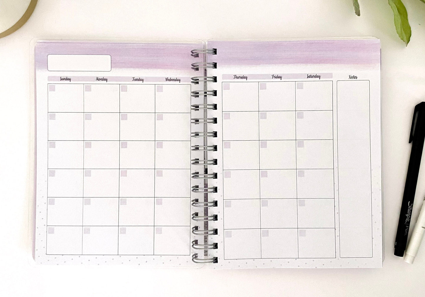 Daily To-Do Planner, Violet