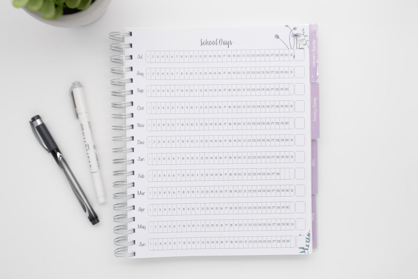 Wildflower Homeschool Planner